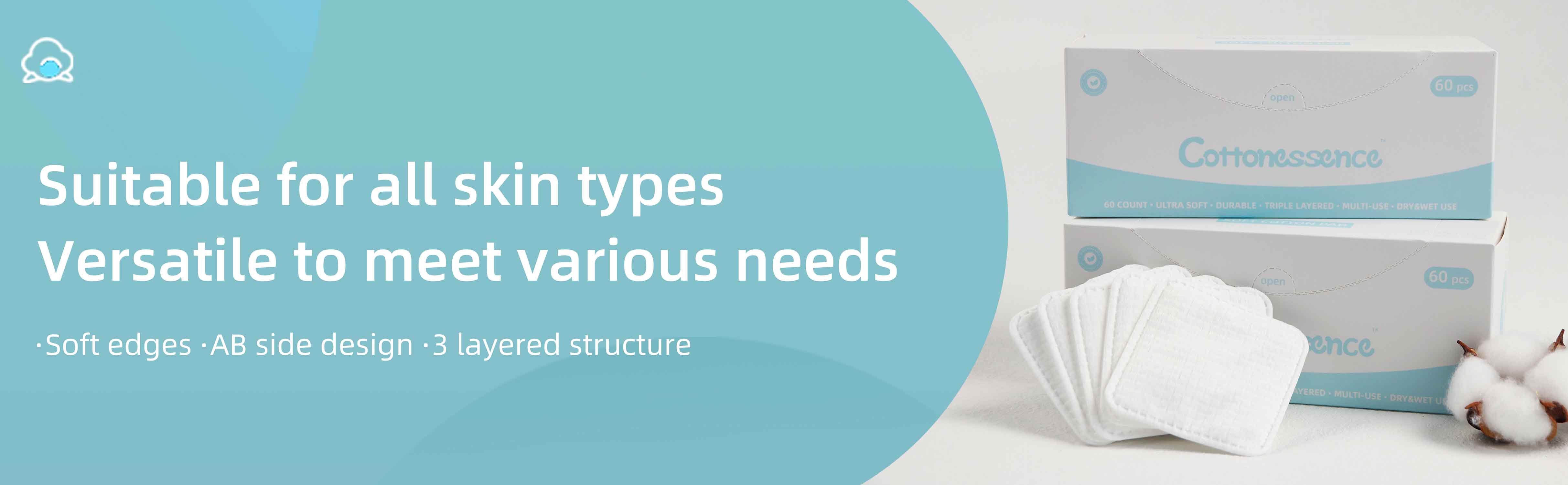 Effortless Makeup Removal Cotton Pad Effortless Makeup Removal Cotton Pad